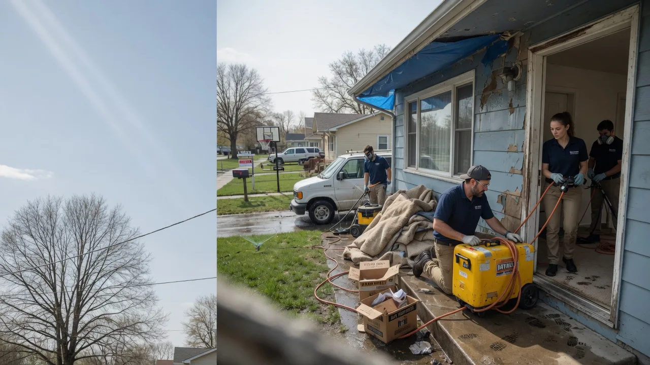 Basement Flood Cleanup in Comfort, WV near me